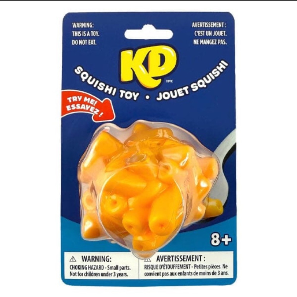 KD SQUISHY TOY KRAFT DINNER SQUISHI